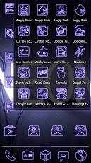 ADW Apex GO Theme Neon PurpleH