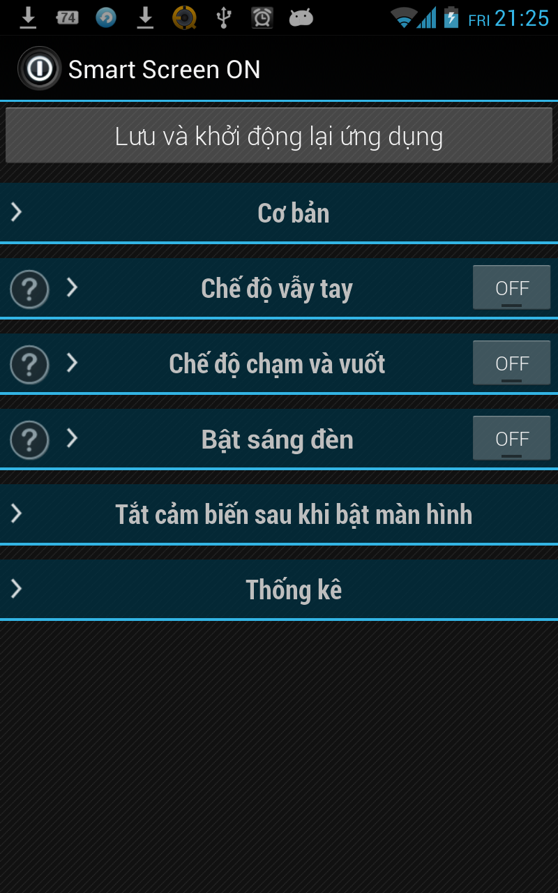 Smart Screen ON Việt hóa