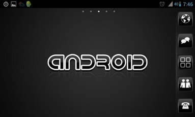 Black Gloss Theme Go Launcher