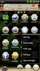 Aquarium GO Launcher EX Theme