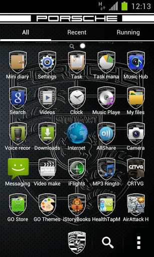 Porsche Theme Go Launcher EX 