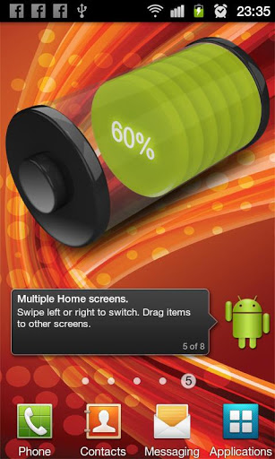 3D Design Battery Widget