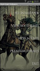 Black Knight GO Launcher Theme