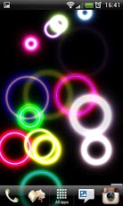 Neon Rings Live Wallpaper