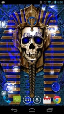 Undead Pharaoh Skull Wallpaper