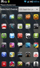 ICS Sqrd Go Launcher Ex Theme