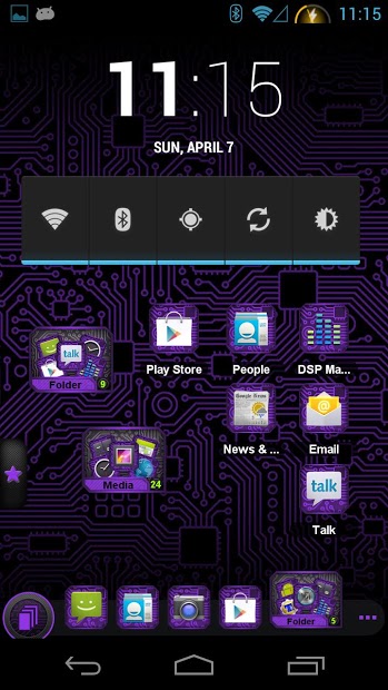 PCB Purple HD TSF Shell Theme