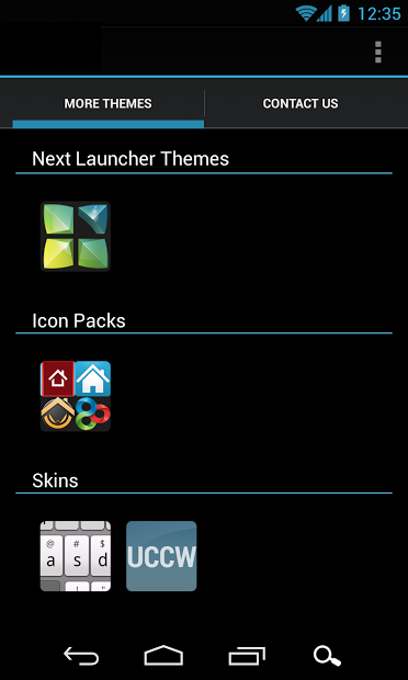 Next Launcher Chrome Theme