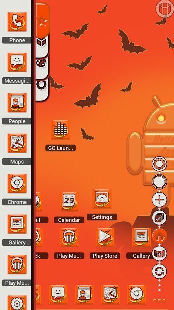 Halloween Android KitKat Theme