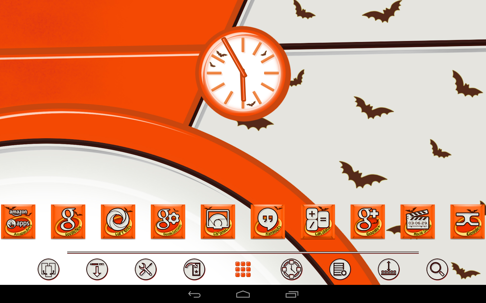 Halloween Android KitKat Theme