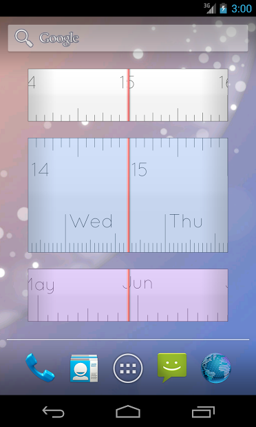 Linear Clock Pro Widget