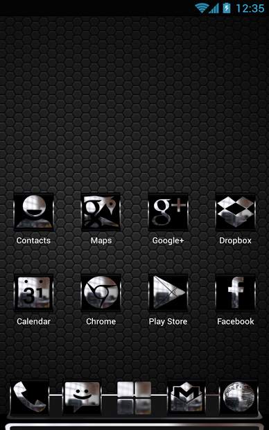 Next Launcher Chrome Theme