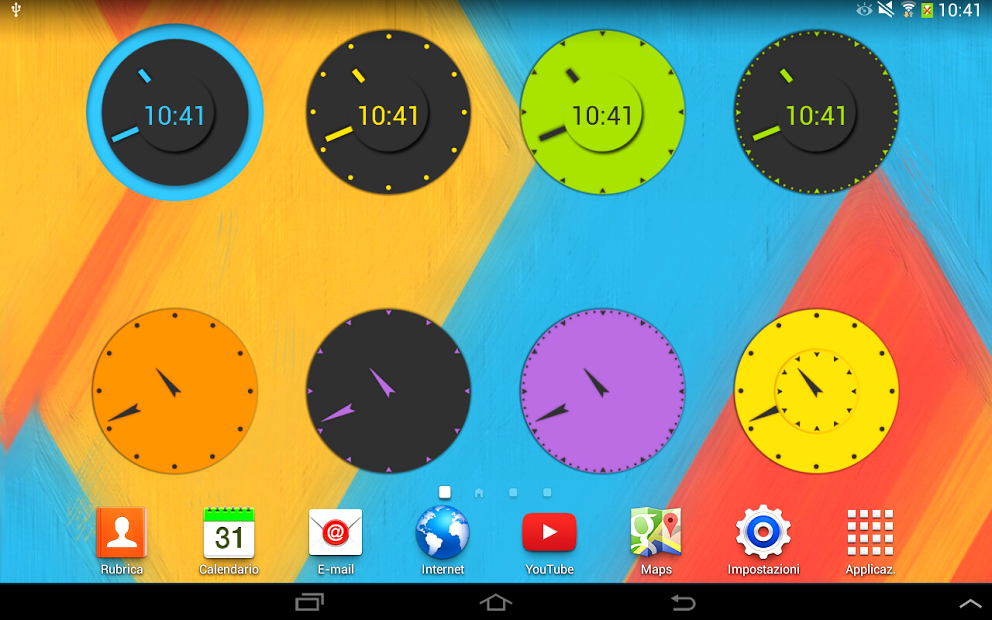 Wow KitKat Clock Widgets