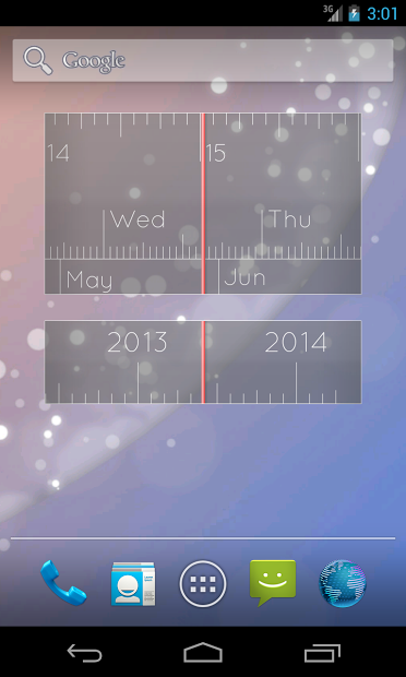 Linear Clock Pro Widget