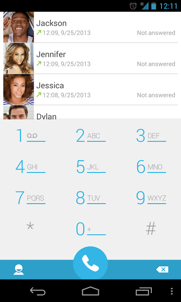 ExDialer Nexus 5 KitKat Theme