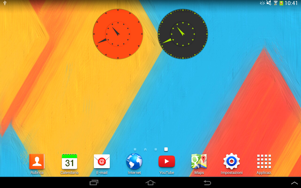 Wow KitKat Clock Widgets