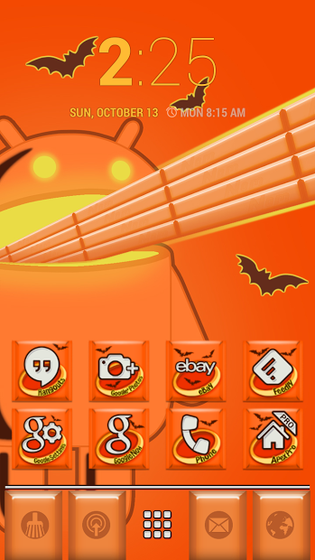 Halloween Android KitKat Theme