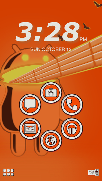 Halloween Android KitKat Theme