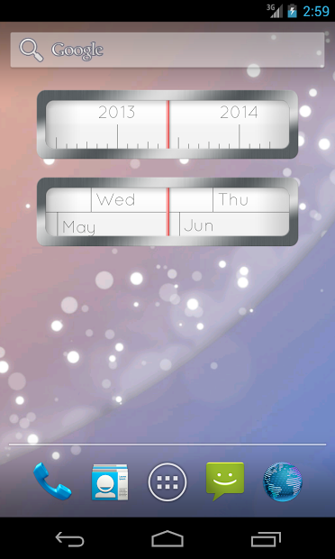 Linear Clock Pro Widget