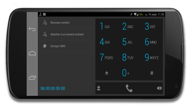 ExDialer theme Dark 5.0