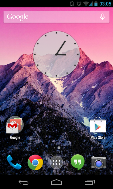 Wow KitKat Clock Widgets