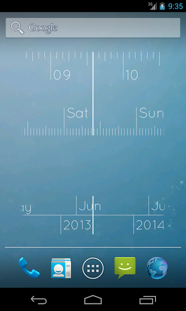 Linear Clock Pro Widget