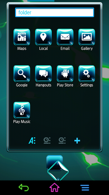 Cyan Sky for Next Launcher 3D