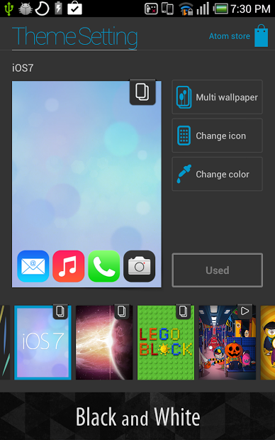 [Full HD] iOS7 Atom theme