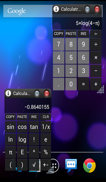 AirCalc On-Screen calculator