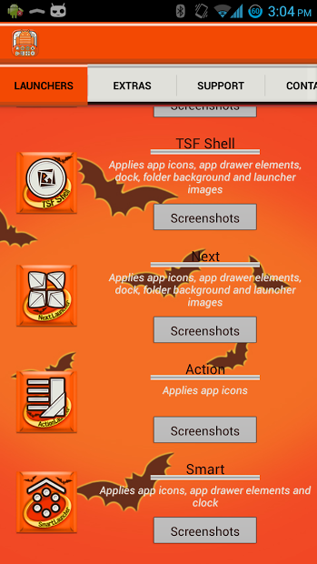 Halloween Android KitKat Theme