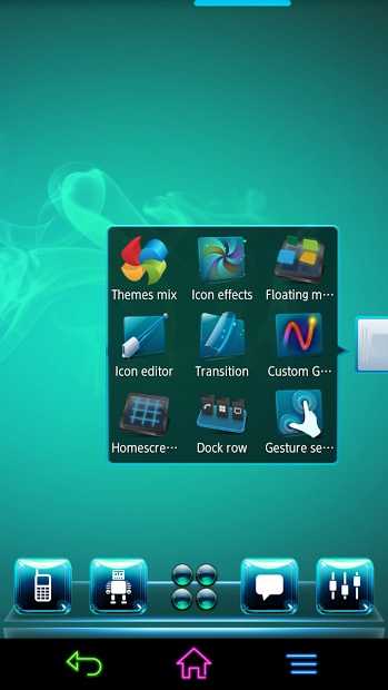 Cyan Sky for Next Launcher 3D