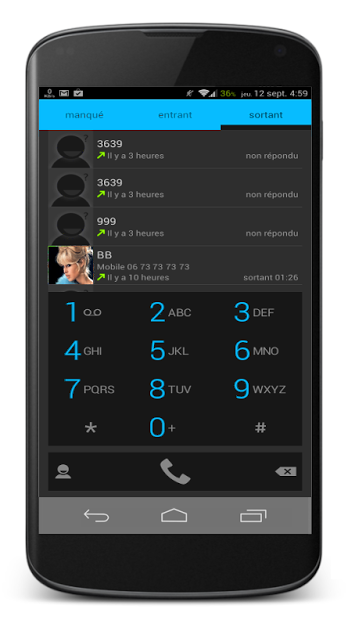 ExDialer theme Dark 5.0