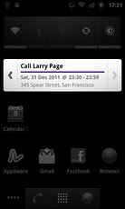 Calendar Scroll Widget Agenda