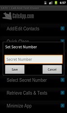 CATE Call Blocker Text Eraser