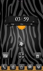 Go Launcher Themes Zebra Gloss