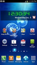 LED Digital Clock Widget HD