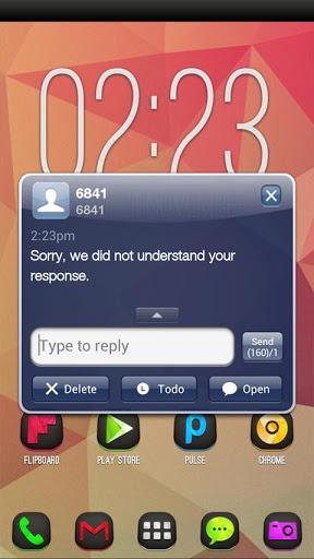 iPhone iOS6 GO SMS Theme