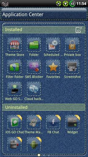 Denim GO SMS Theme