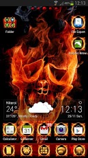 Fire Me GO Launcher EX theme