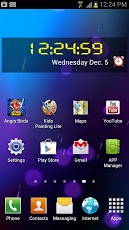 LED Digital Clock Widget HD