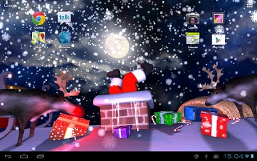 Santa's Stuck Live Wallpaper