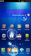 LED Digital Clock Widget HD