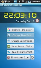 LED Digital Clock Widget