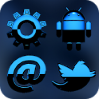 Android Blue GO Launcher EX 1.0