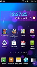 LED Digital Clock Widget HD