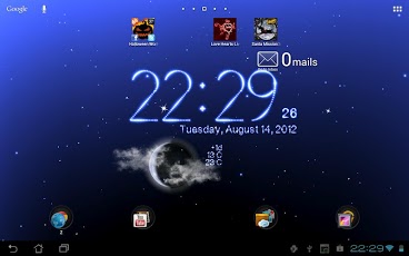 Weather Clock Live Wallpaper