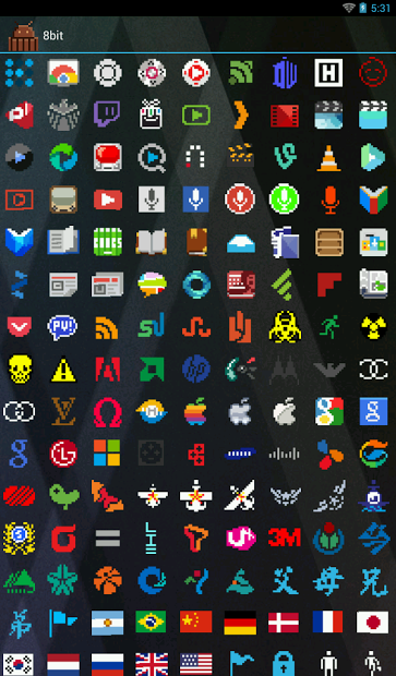 8-bit icon pack