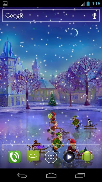 Christmas Rink Live Wallpaper