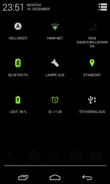 BetterKat CM11 Theme Green X