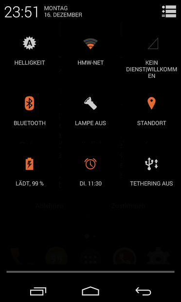 BetterKat CM11 Theme Orange X